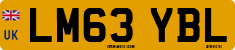 License plate of the United Kingdom, 2001 year system