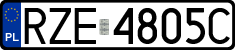 License plates of Poland, Regular car plates