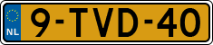 License plate of the Netherlands, Cars