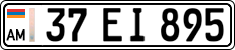 License plate of Armenia, Private owners