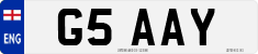 License plate of the United Kingdom, 1983 year system