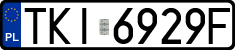 License plates of Poland, Regular car plates