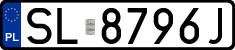 License plates of Poland, Regular car plates
