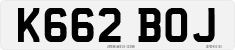 License plate of the United Kingdom, 1983 year system