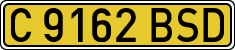 License plates of Spain, Specialty plates