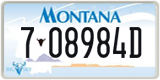 Montana, 1-12345A / 10-1234A