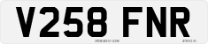License plate of the United Kingdom, 1983 year system