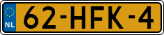 License plate of the Netherlands, Cars