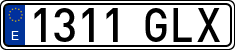 License plates of Spain, Ordinary (2000)