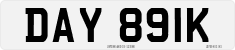 License plate of the United Kingdom, 1963 year system