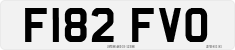 License plate of the United Kingdom, 1983 year system