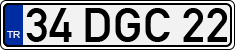 License plate of Turkey, Regular plates