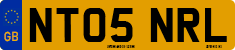 License plate of the United Kingdom, 2001 year system