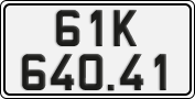 License plate of Vietnam, Cars