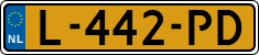 License plate of the Netherlands, Cars