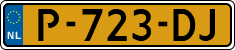 License plate of the Netherlands, Cars