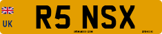 License plate of the United Kingdom, 1983 year system