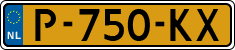 License plate of the Netherlands, Cars