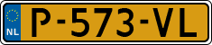 License plate of the Netherlands, Cars