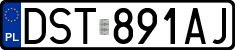 License plates of Poland, Regular car plates