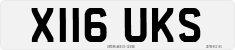 License plate of the United Kingdom, 1983 year system