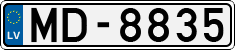 License plate of Latvia, Regular car plates
