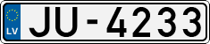 License plate of Latvia, Regular car plates