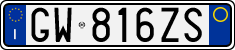 License plate of Italy, Cars (1994 year series)