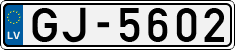License plate of Latvia, Regular car plates