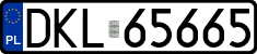 License plates of Poland, Regular car plates