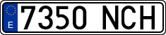 License plates of Spain, Ordinary (2000)