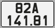 License plate of Vietnam, Cars