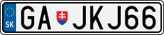 License plate of Slovakia, Vanity Plates