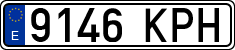 License plates of Spain, Ordinary (2000)