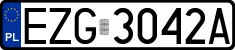 License plates of Poland, Regular car plates