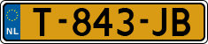 License plate of the Netherlands, Cars