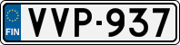 License plate of Finland, Cars