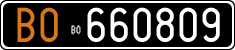 License plate of Italy, Cars (1927 year series)