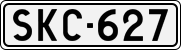 License plate of Finland, Cars