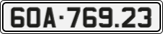License plate of Vietnam, Cars