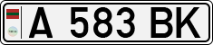 Non-recognized and partially recognized states, Transnistria (cars)