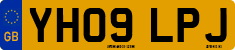 License plate of the United Kingdom, 2001 year system