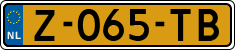 License plate of the Netherlands, Cars