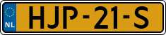 License plate of the Netherlands, Cars