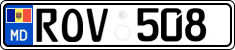 License plate of Moldova, Cars (2015)