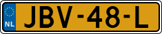License plate of the Netherlands, Cars