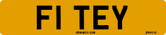 License plate of the United Kingdom, 1983 year system