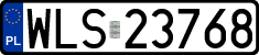 License plates of Poland, Regular car plates