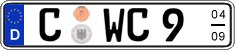 German license plate, Seasonal plates