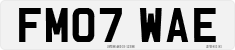 License plate of the United Kingdom, 2001 year system